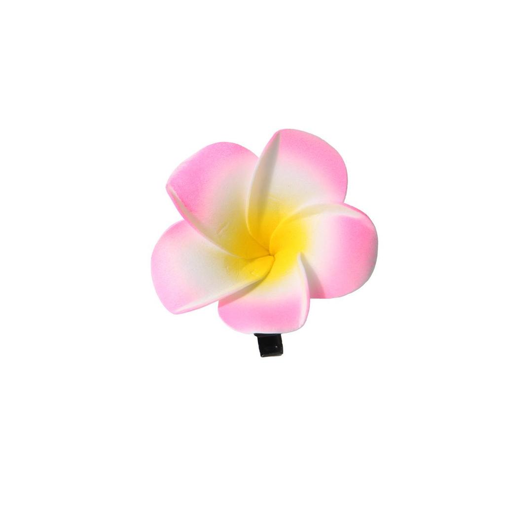 Handcrafted Floral Hair Clip for Beach Vacations - Updo Side Clip with Duckbill Design
