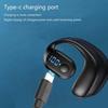 Wireless Earbuds Bluetooth-compatible 5.3 Headphones Digital Display Waterproof Sport Ear Buds with Earhook Earphones