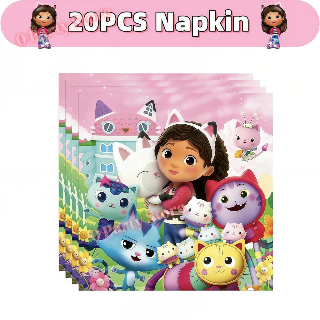 Gabby Dollhouse Keychains Birthday Party Decoration Supplies School Carnival Reward Gift Bag Fillers Kids Favor Gift Party Decor