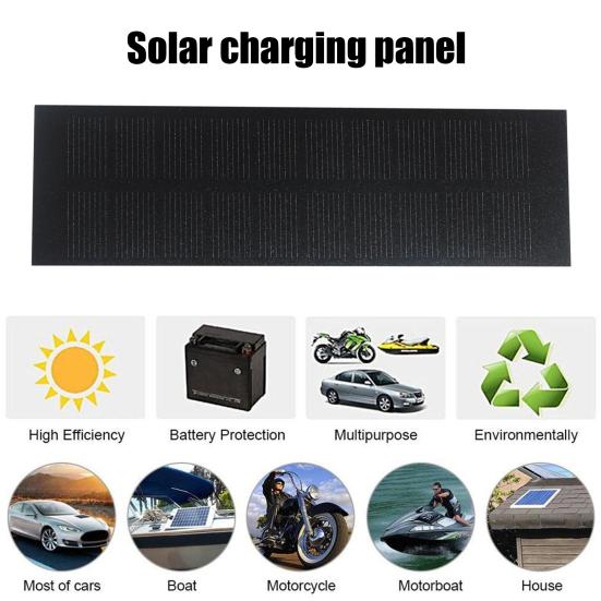 1W 5V Solar Panel Type-C High Efficiency Portable Phone Power Bank Curtain Light 3.7-5V Battery Solar Charger Board