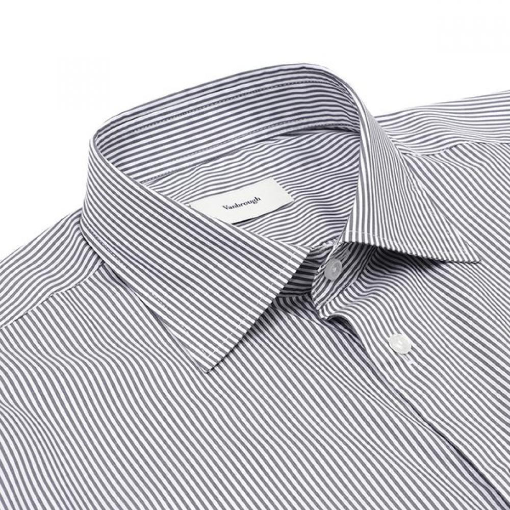 Vanbrough Stripe Semi Wide Classic Shirt Bzrsg1031 Gy