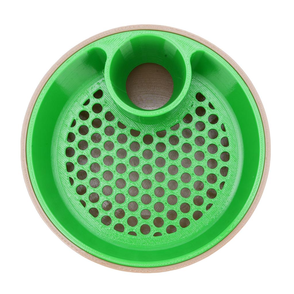 Pistachio Bowl Snack Serving Bowl Double Nut Bowl with Shell Storage Versatile Use for Home Kitchen Green