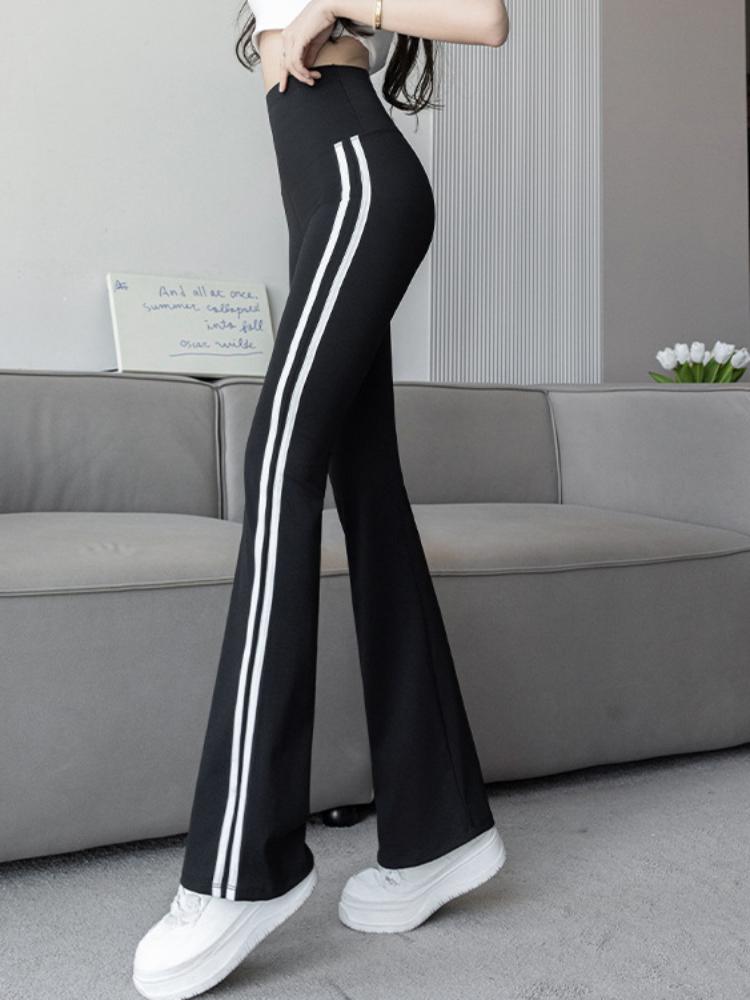 Dámské letní Slim Fit legíny Slim Fit Boční Slim Fit Dámské kalhoty Dámské kalhoty Ženy nosí Micro Flared Kalhoty Barbie Kalhoty