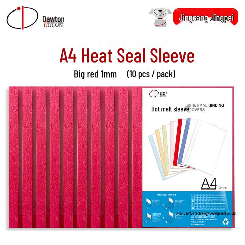 DOCON A4 Red Thermal Binding Covers