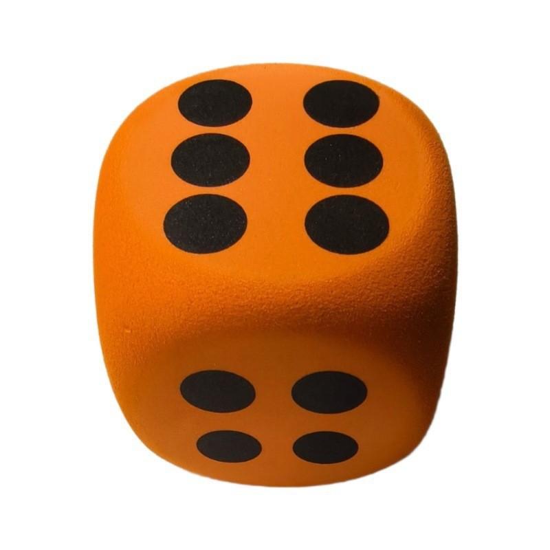 1/6 Pezzi Dadi in Schiuma a Punti Grandi 80mm Dadi a Sei Facce Giocattolo per Contare per Bambini Ausili Didattici per la Classe Gioco da Tavolo Insegnamento della Matematica in Classe