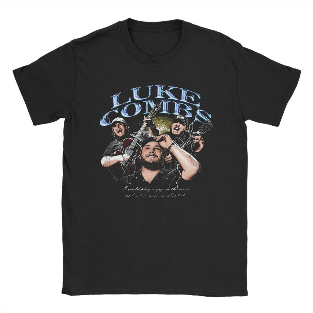 Lukes Combs T Shirt Summer Harajuku Tshirts Couple 100 Cotton Breathable 4xl 5xl 6xl Tees Short Sleeves Awesome Tshirt