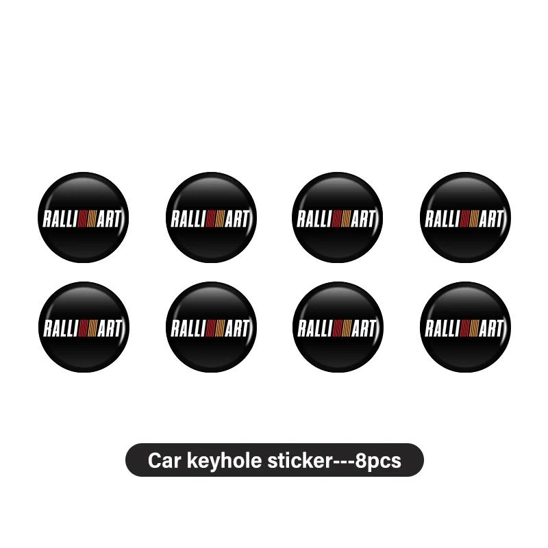 

14mm Car Key Sticker for Mitsubishi All Models Outlander Lancer ASX Pajero Remote Key Fob Emblem Decor Accessories