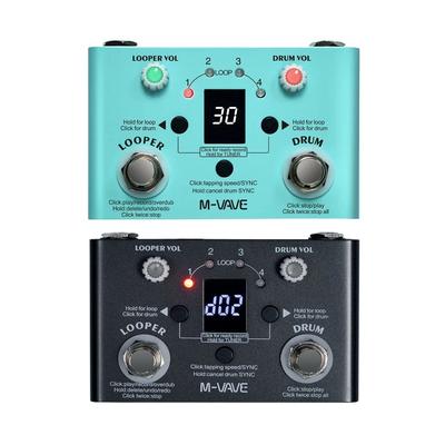 M-VAVE LOST TEMPO Guitar Multi-Effects Pedal | 3-in-1 Looper/Drum/Tuner, APP Editing for Live/Studio/Practice
