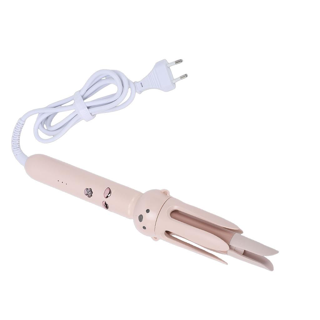 28MM Automatic Curling Iron 3 Temperature Settings Rotating Hair Wand Curler for Voluminous Loose Curls Bear Shape EU