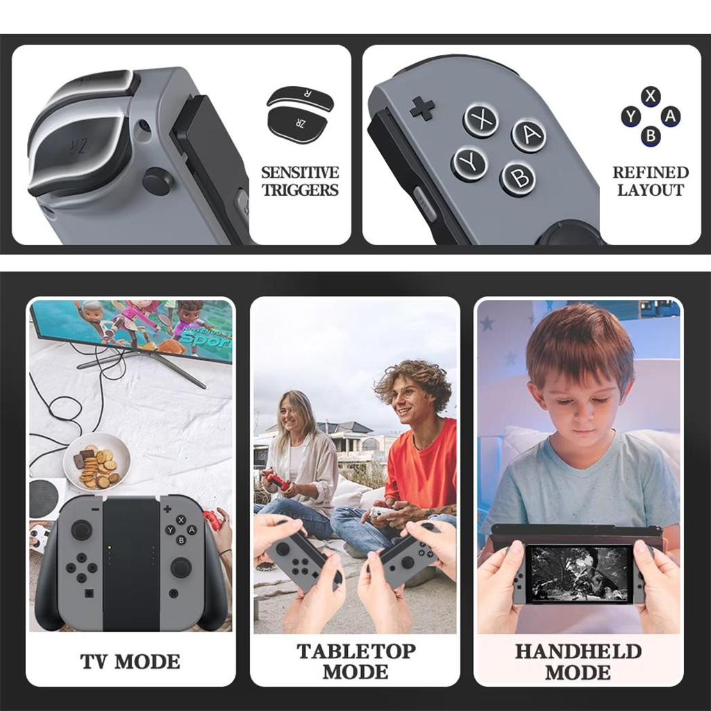 2er Set Joy-con Kabellos Game Controller Für Nintendo Switch/ Lite/oled Gamepad