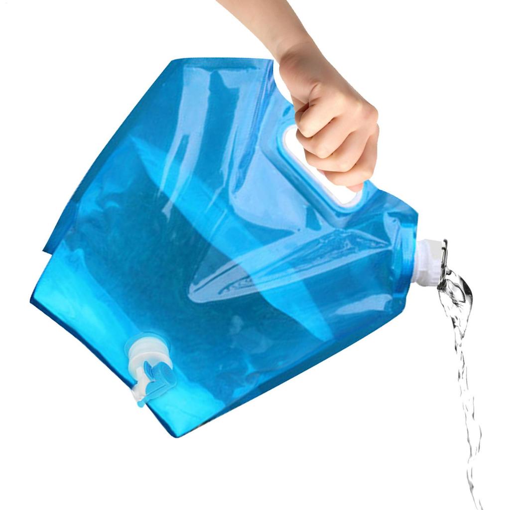 5L/10L Folding Water Bag Bucket Portable Large Camping Water Container Outdoor Hiking Sports Drinking Water Storage Bags