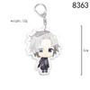Otome Game 'Evil Heiress' Acrylic Keychain: Trapped in a Dating Sim