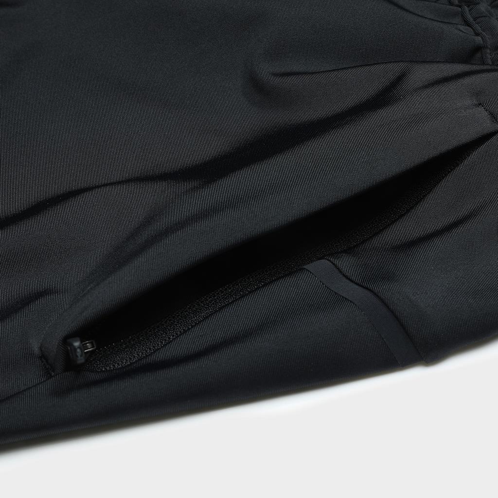 Fila Solid Color Straight Leg Fitness Knitted Sports Pants Men Bottoms Deep-Black A11M331605A-BK