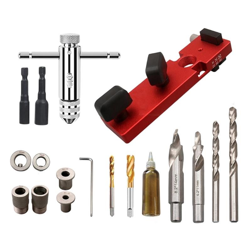Fixing Fixture for Punching Aluminum Profile Aid Multifunctional Convenient Locator Through Hole Auxiliary Tool