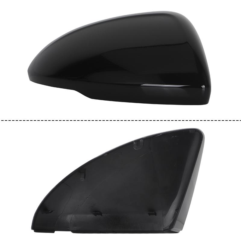 Glossy Black Door Wing Rearview Mirror Cover HousingFor Chevrolet Cruze 2017 2018  Replace Part Side Mirror Cover Shell Cap