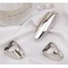 Simple Irregular Rings with Crystal Aesthetic Jewelry Finger Rings for Women Girl Assortment Stylish Accessory for Party