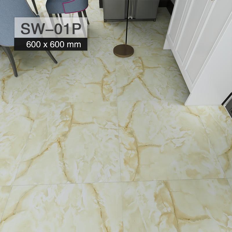 10/20pcs 60*60cm PVC Marble Self-adhesive Wearproof Floor Sticker Waterproof Bathroom Decor Hom Home Decor