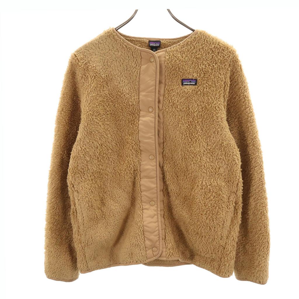 patagonia Los Gatos Fleece jacket 16-18XXL Camel 65440 Outdoor Kid's Used