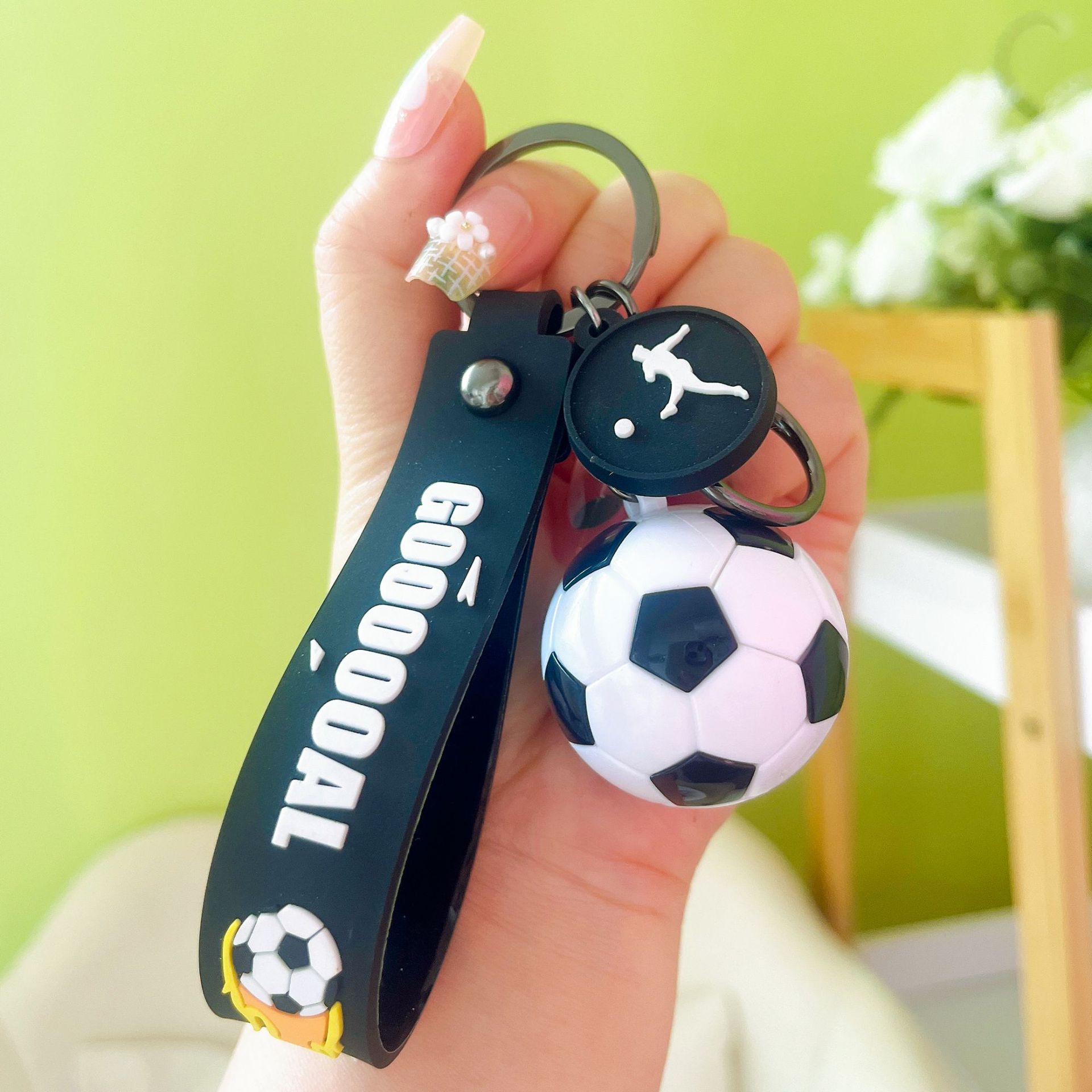 

Creative Large-sized Football Keychain Fashion Decoration