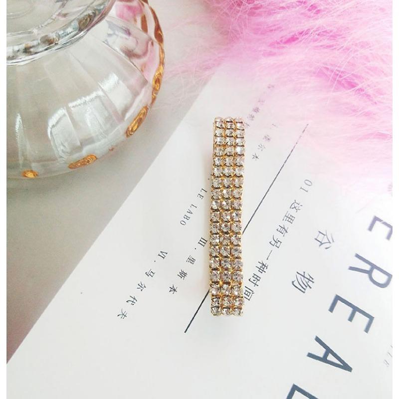 Diamond Versatile Temperament Bracelet for Women's Cold Style Fashion Bracelet Korean Version Simple and Versatile Elastic Bracelet