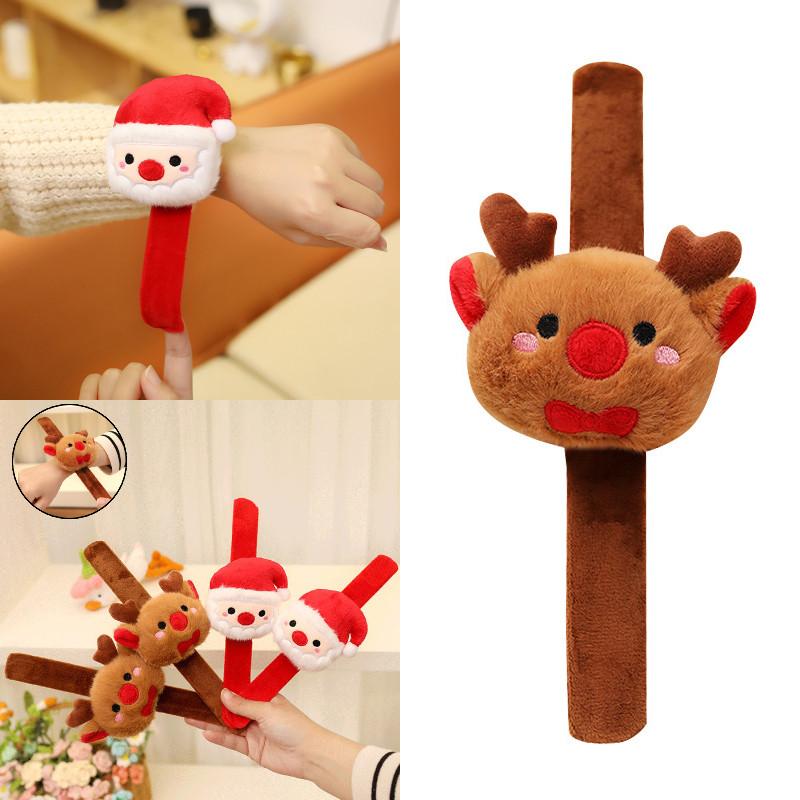 Lovely Santa Ring Plush Toy With Cute Reindeer Design Ideal For Christmas Presents