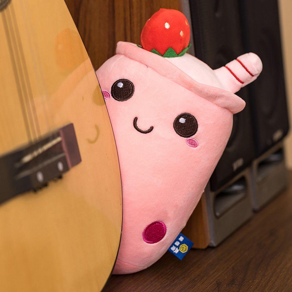 Plush Pillow Kids Toys Panda Plushie Toy Stuffed  Doll Milk Tea Cup Plush Toy Tea Cup Cushion