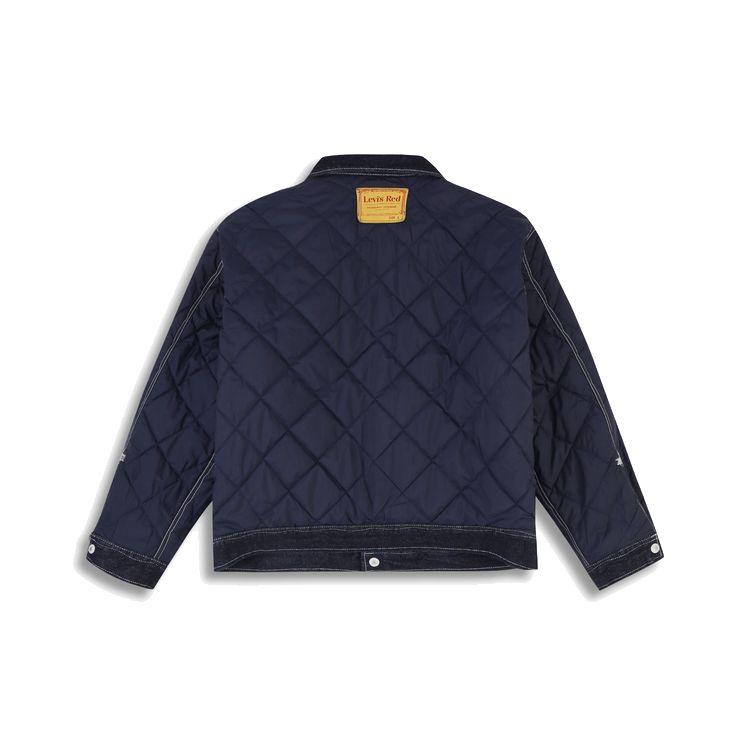 Levis Reversible Quilted Denim Jacket Men Jackets Dark-Denim-Blue A0121-0000