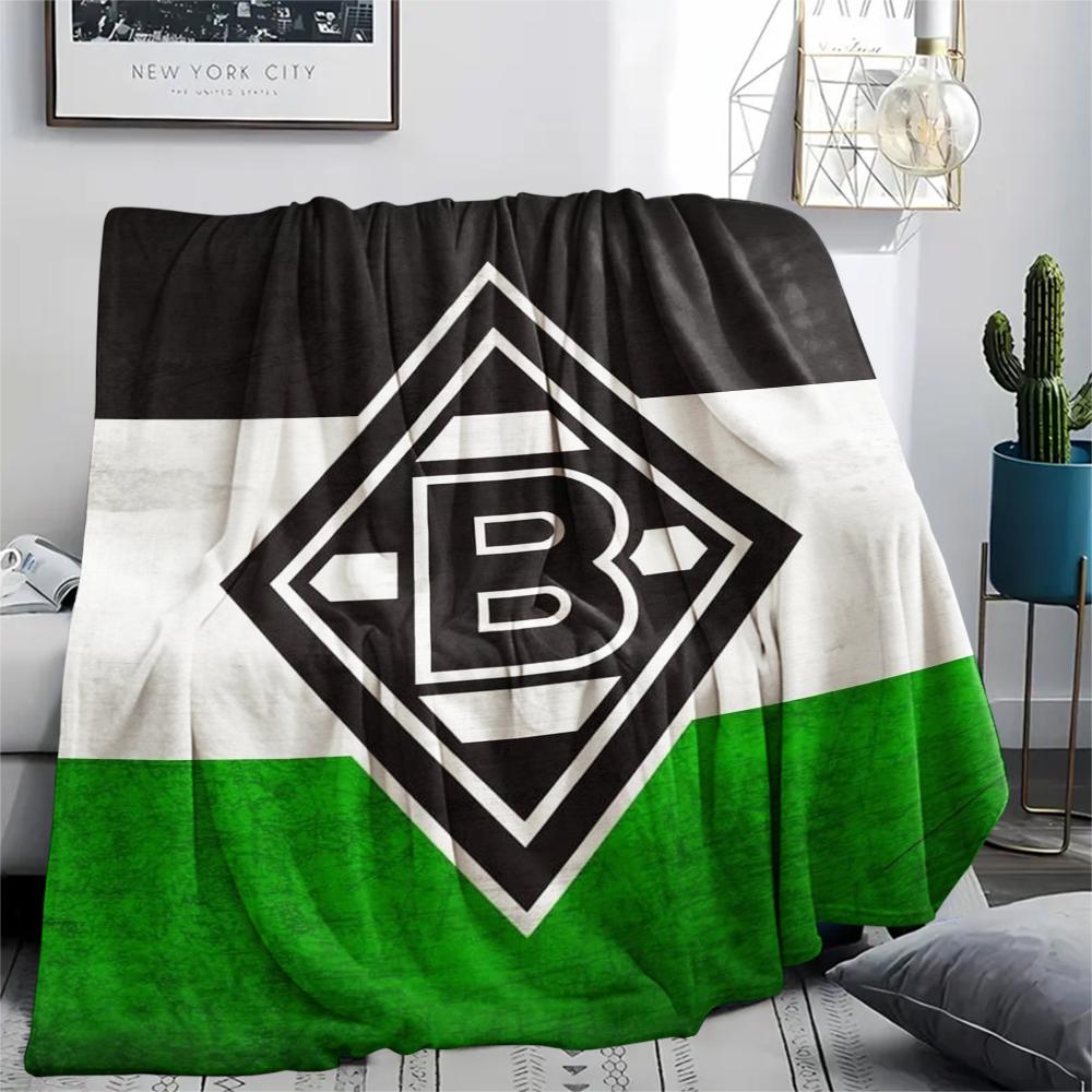 1pc Borussia Print Flannel Blanket, High quality Comfortable for All Seasons, Home Decor, Warmth and Comfort, Perfect for Christmas Gifts19