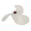 Elice Marină 7 1/4 țoli 6L5‑45943‑00‑EL 9 Caneluri 3 Padele Elice de Barcă Înlocuire pentru Motor 2.5CP 3CP F2.5A 3A