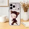 Y-Yoshitomos Art N-Nara Phone Case Silicone black Soft For IPhone 17,16,15,14,13,12,11,SE,Plus Pro Max