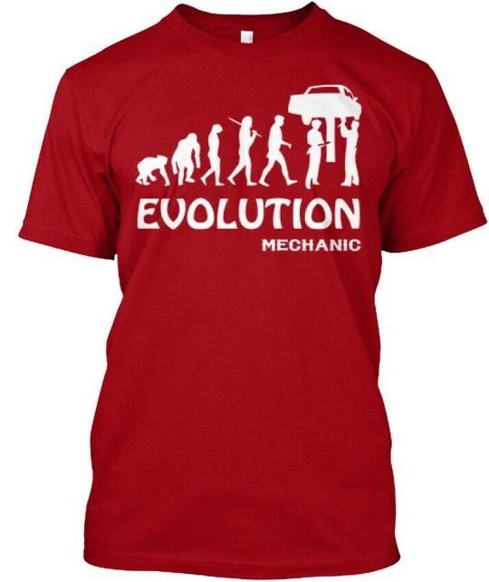 Evolution Of A Mechanic TTshirt Made in the USA Size S to 5XL 3XL