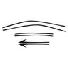New Practical WINDOW TRIM Decal WINDOW TRIM SIDE For WINDOW TRIM Decal For Honda For Civic Sedan Car Accessories