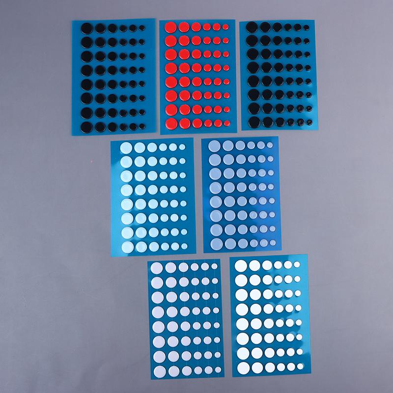 48 Stück/Packung Ultraglide Universal DIY Runde Punkte Mausskates Bremskontrolle Geschwindigkeit Schalldämpfer Füße Eis-Version Mäuse Gleiter PTFE