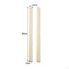2 Pieces 40cm Wooden Rolling Pin Guides Kitchen Tools Noodles for Dough Thickness Ceramic Clay