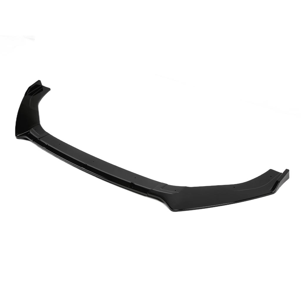 3 Sections Front Bumper Splitter Lip Spoiler Replacement for MK7 MK7.5 GTD R 2013?2020Gloss Black