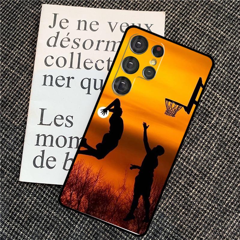 

Basketball Basket Case For Samsung Galaxy S24 S25 Ultra S20 S21 S22 S23 Ultra S9 S10 Plus S25 FE Back Cover Galaxy S25Ultra