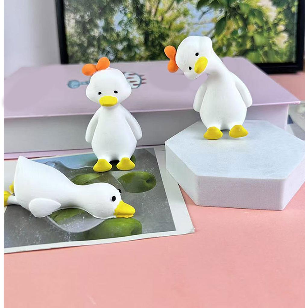 Nonstick Silicone Duck Mold for Crafting 3D Aromatherapys Candle Home Decoration Mould Unique Gift Making Mold