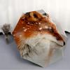 1pc Winter Fox One Umbrella  a Plastic Hle, Compact  Stylish, with a Vibrant Cartoon Pattern, Perfect  Home, Travel