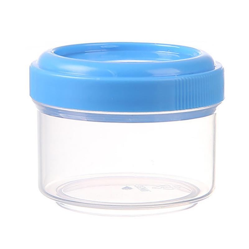 4Pcs Transparent Mini Plastic Sauce Bottle 35ML Reusable Seasoning Box Seasoning Jar For Student Office Workers Kitchen Tool