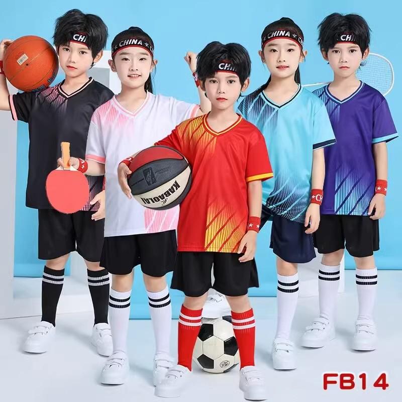 Kids Quick-Dry Sports Jerseys Badminton Table Tennis Volleyball Training