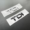 For Audi RS3 3D ABS Black Logo TDI Emblem Letters Car Trunk Badge For Audi A3 Sticker A1 A4 A5 A6 A7 A8 Q3 Q5 Q7 TDI Letters Accessories