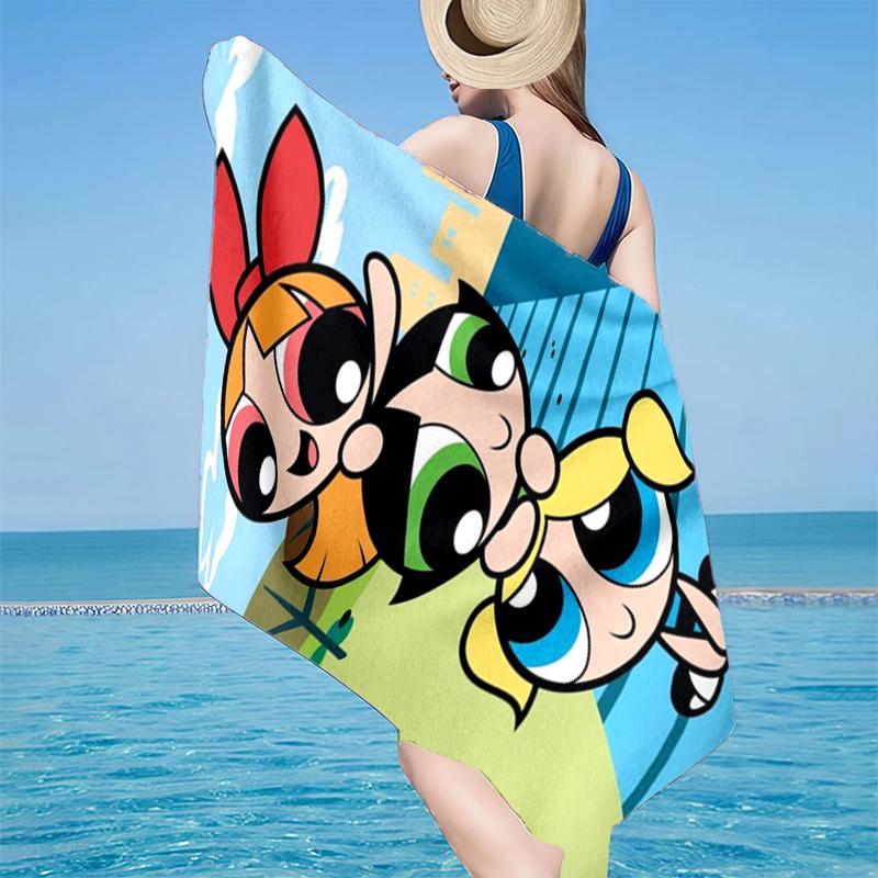 Power Police Adventure Beach Towel, Super Soft Microfiber, Gift for Her/Him, Birthday, for Pool, Beach, Travel, Home Decor Fan Gifts