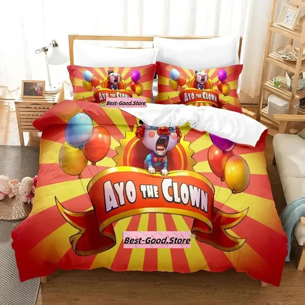 

Game Ayo the Clown Review Beding Set Single Twin Ful Quen King-Sized Dimensionsd Dimensions Bed Linen Set Adult People Kid Bedrom Duvetcover Sets 135*200cm Eu-Single