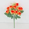 Artificial Silk Rose Bouquet Wedding Decor Outdoor Event Photography Prop Home Styling