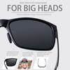 Maxjuli Square Oversized Sunglasses For Big Heads Men Retro Vintage Sun Glasses Uv Protection Fishing Eyewear 8105