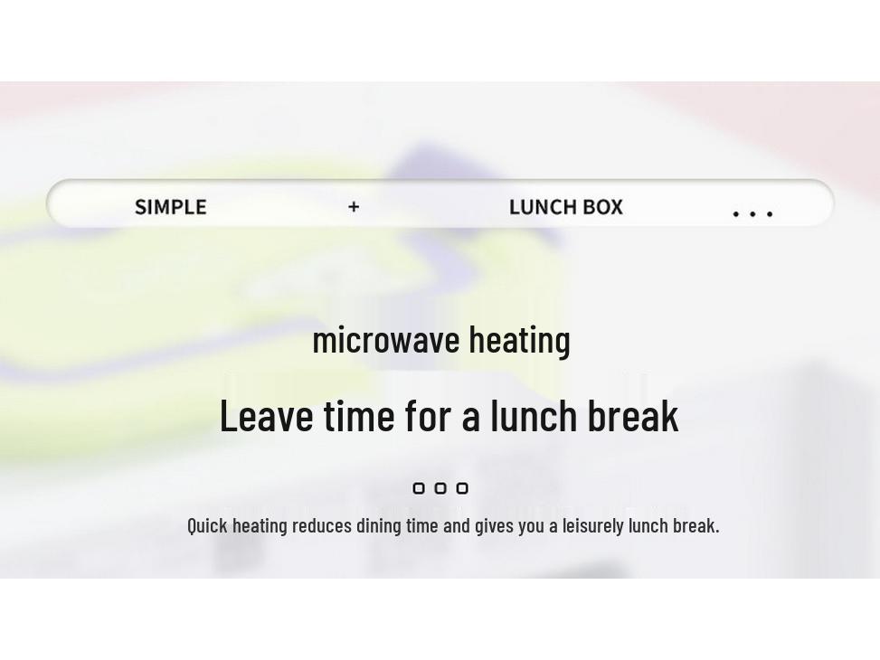 Portable Microwave-Ready Bento Box with Compartments for Students - Fresh-Keeping Salad & Snack Container