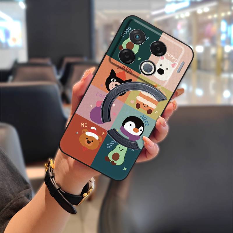 Vodotěsné ochranné pouzdro na telefon pro infinix GT 20 Pro/X6871 Plně obepínající Módní design Měkké pouzdro Kreslený Silikon Zvířata