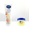 Vaseline Caramel Pudding Lip Balm & White Peach Hand Cream Duo