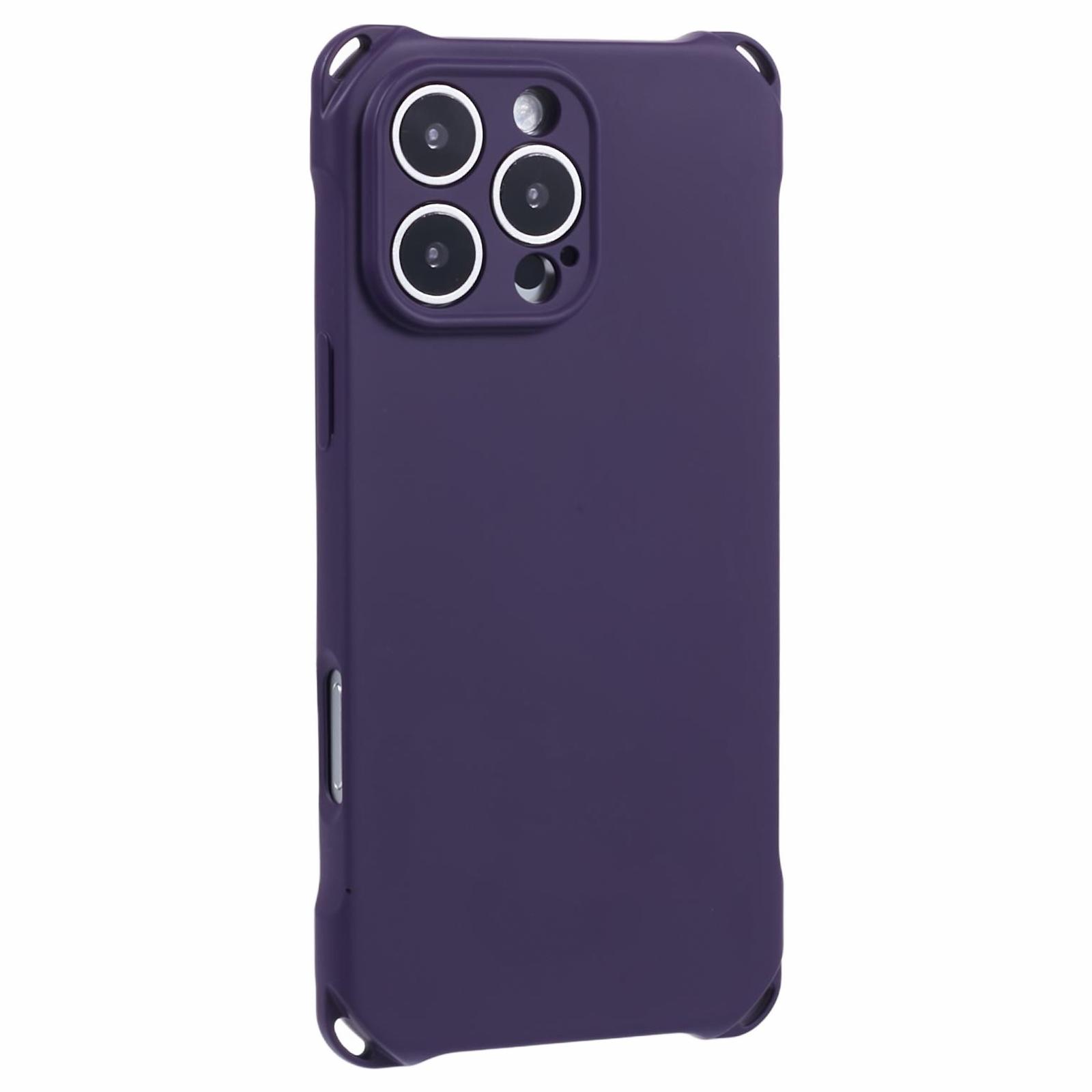 

For iPhone 16 Pro Max Case Four Corners Fall Protection TPU Back Cover H