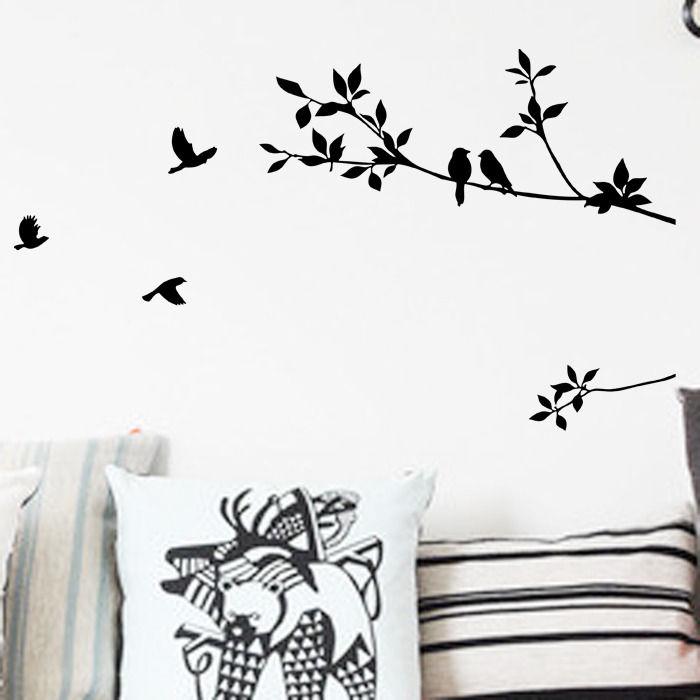 

Генеалогическое дерево птица DIY наклейка бумага искусство стикер стены дома детская комната декор ONE SIZE
